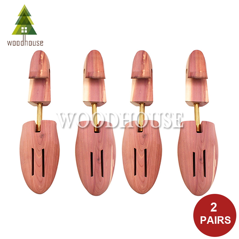 Shoe Tree Cedar - 2 упаковки, мужская и женская однотрубная