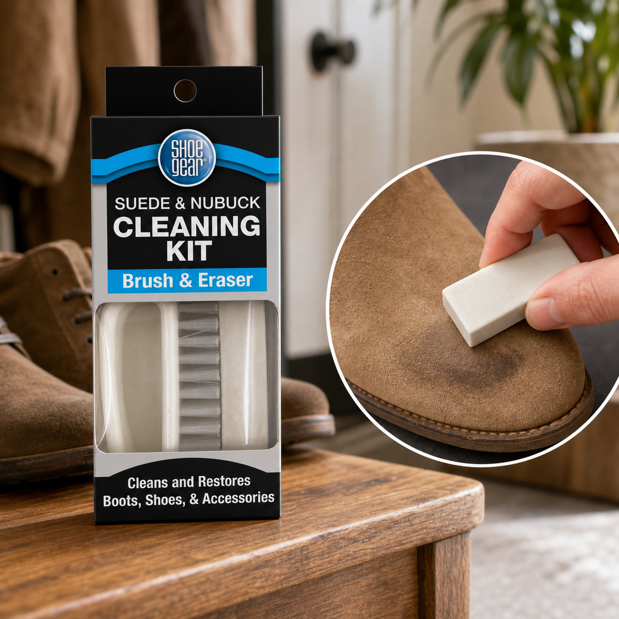 Sneaker Care For Suede - Набор для ухода за обувью из